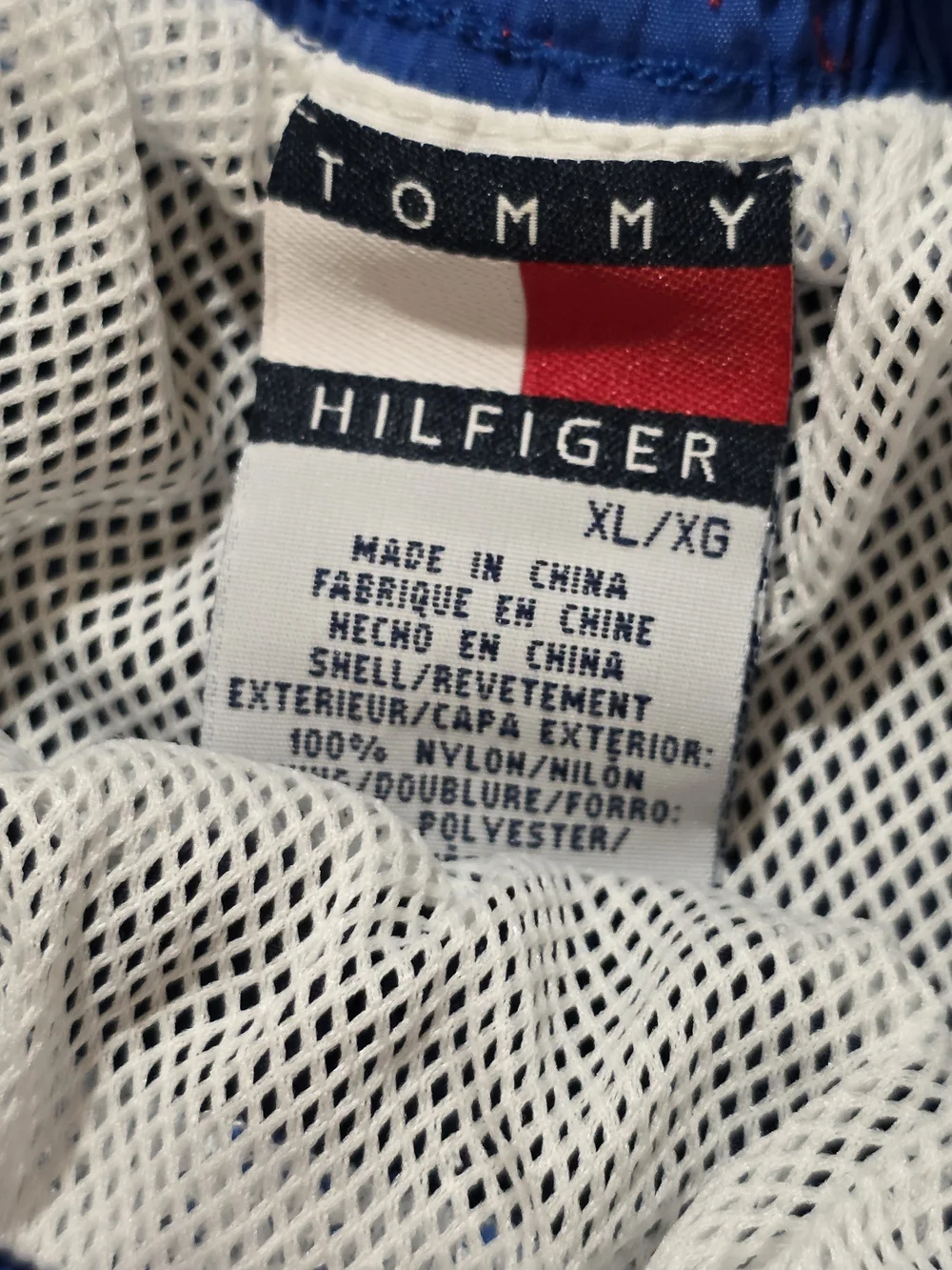 Tommy Hilfiger Men’s Navy & Red Floral Swim Trunks